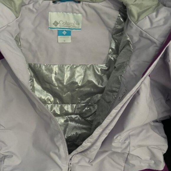 Columbia Women's Tipton Peak Insulated Jacket Pale Lilac/Plum SZ M NWT RET $160 - Picture 10 of 12